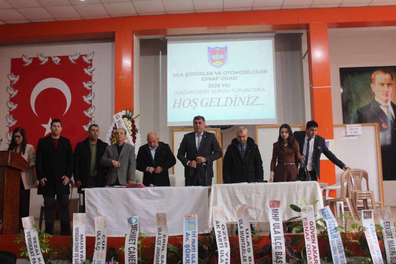 Ula Şoförler ve Otomobilciler Esnaf Odası’nda Mehmet Çatak Güven Tazeledi 2